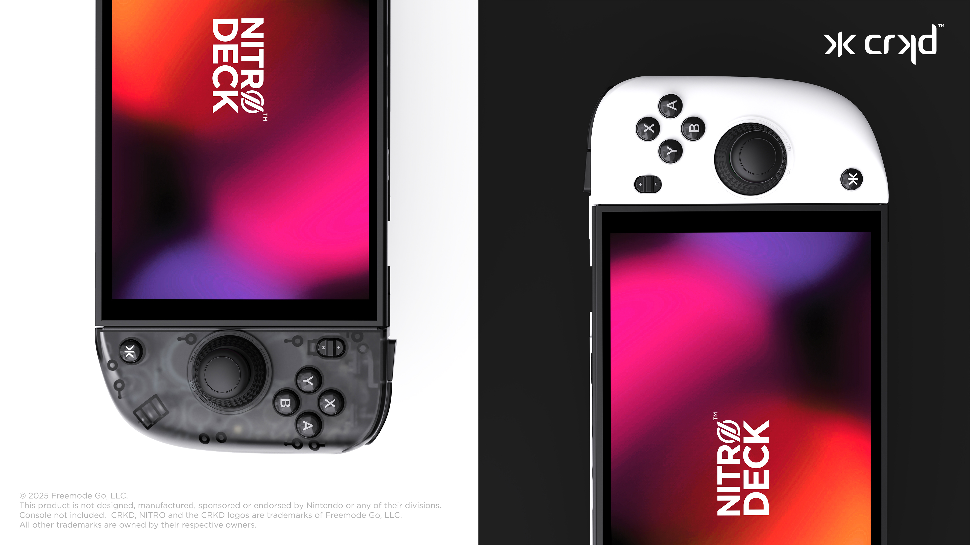 CRKD Nitro Deck 2: Enhanced Controller for Nintendo Switch and Switch 2